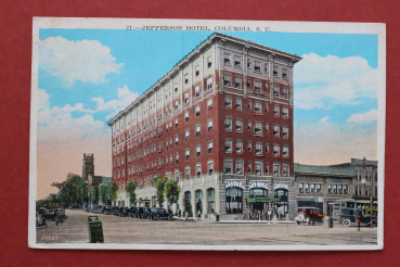 Postcard PC Columbia S C South Carolina 1910-2940 Jefferson Hotel USA US United States